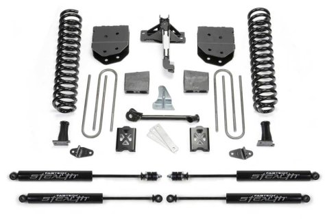 Fabtech 05-07 Ford F250 4WD w/o Factory Overload 6in Basic Sys w/Stealth (Bundled Kit)
