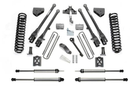 Fabtech 05-07 Ford F250 4WD w/Factory Overload 6in 4Link Sys w/Coils & Dlss Sh Ks (Bundled Kit)