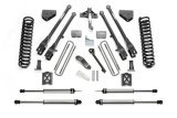 Fabtech 05-07 Ford F250 4WD w/o Factory Overload 6in 4Link Sys w/Coils & Dlss Sh Ks (Bundled Kit) thumbnail 1