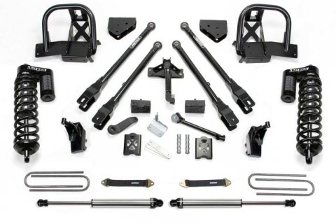 Fabtech 05-07 Ford F250 4WD w/o Factory Overload 6in 4Link Sys w/Dlss 4.0 C/O & Rr Dlss (Bundled Kit) thumbnail 4