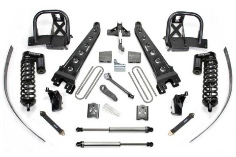 Fabtech 08-10 Ford F250 4WD w/o Factory Overload 8in Rad Arm Sys w/Dlss 4.0 C/O& Rr Dlss (Bundled Kit)