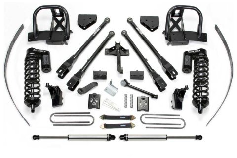 Fabtech 08-10 Ford F250 4WD w/Factory Overload 8in 4Link Sys w/Dlss 4.0 C/O & Rr Dlss (Bundled Kit)