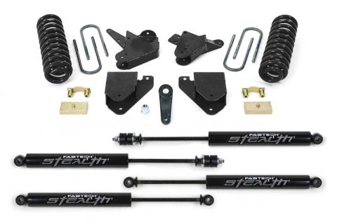 Fabtech 08-10 Ford F250 2WD V8 Gas 6in Basic Sys w/Stealth (1x fabFTS22057, 1x fabFTS22098BK, 1x fabFTS22122BK, 2x fabFTS6064, 2x fabFTS6191)