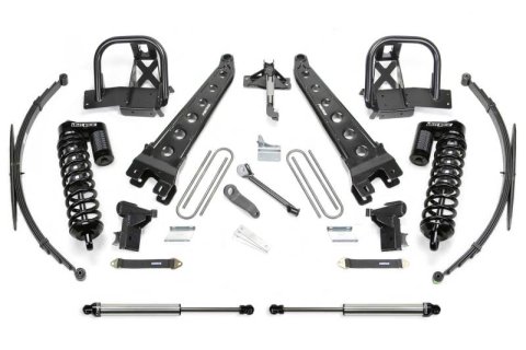 Fabtech 08-10 Ford F250/350 4WD 8in Rad Arm Sys w/Dlss 4.0 C/O& Rr Dlss (Bundled Kit)