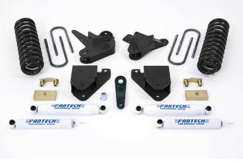 Fabtech 99-00 Ford F250/350 2WD w/Gas & 6.0L Diesel 6in Basic Sys w/Perf Shks (Bundled Kit) thumbnail 3