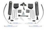 Fabtech 08-16 Ford F250 4WD w/o Factory Overload 8in Basic Sys w/Perf Shks (Bundled Kit) thumbnail 1