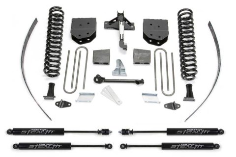 Fabtech 08-16 Ford F250 4WD w/Factory Overload 8in Basic Sys w/Stealth (Bundled Kit)