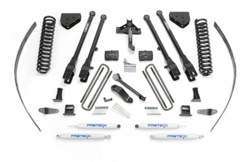 Fabtech 08-16 Ford F250 4WD w/Factory Overload 8in 4Link Sys w/Coils & Perf Shks (Bundled Kit) thumbnail 1