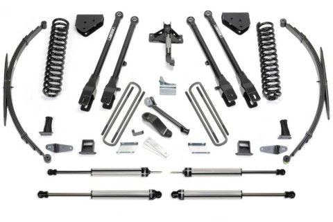 Fabtech 08-16 Ford F250/350 4WD 8in 4Link Sys w/Coils & Rr Lf Sprngs & Dlss Shks (Bundled Kit)