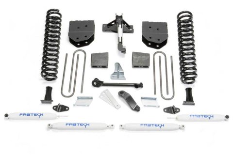 Fabtech 11-13 Ford F450/550 4WD 10 Lug 6in Basic Sys w/Perf Shks (1x fabFTS22024BK, 1x fabFTS22129, 1x fabFTS22147, 2x fabFTS7188, 2x fabFTS7266) thumbnail 1