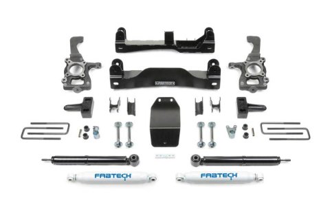 Fabtech 09-13 Ford F150 4WD 4in Basic Sys w/Perf Shks (1x fabFTS22155, 1x fabFTS22156, 2x fabFTS7266)