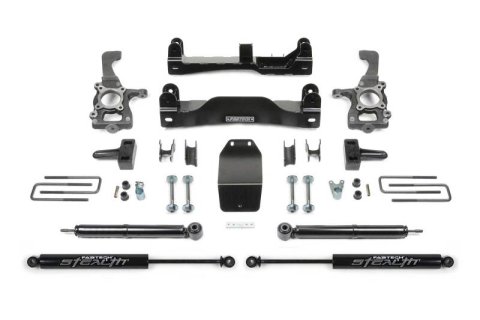 Fabtech 09-13 Ford F150 4WD 4in Basic Sys w/Rr Stealth (1x fabFTS22155, 1x fabFTS22156, 2x fabFTS6063)