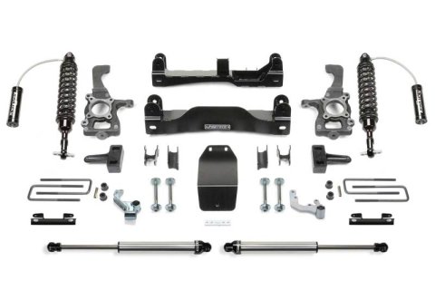 Fabtech 2014 Ford F150 4WD 4in Perf Sys w/Dlss 2.5 C/O Resi & Rr Dlss (1x fabFTS22155, 1x fabFTS22157, 1x fabFTS22188, 2x fabFTS810292)