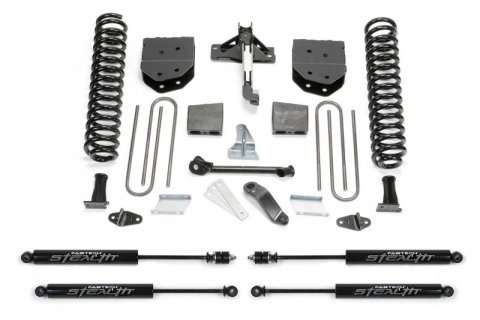 Fabtech 08-16 Ford F250/F350 4WD 4in Basic Sys w/Stealth (1x fabFTS22207, 1x fabFTS22208, 1x fabFTS22211, 2x fabFTS6063, 2x fabFTS6236)
