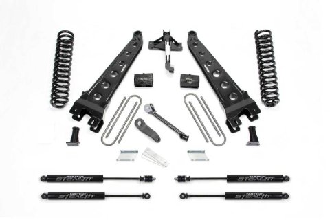 Fabtech 17-21 Ford F250/F350 4WD Gas 4in Rad Arm Sys w/Coils & Stealth (1x fabFTS22214, 1x fabFTS22215, 1x fabFTS22249, 2x fabFTS6063, 2x fabFTS6236)