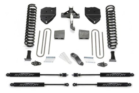 Fabtech 17-21 Ford F250/F350 4WD Gas 6in Basic Sys w/Stealth (1x fabFTS22218, 1x fabFTS22219, 1x fabFTS22250, 2x fabFTS6063, 2x fabFTS6188)
