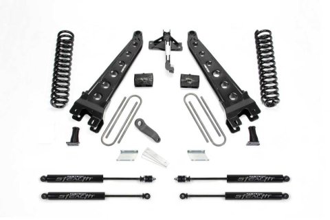 Fabtech 17-21 Ford F250/F350 4WD Gas 6in Rad Arm Sys w/Coils & Stealth (1x fabFTS22219, 1x fabFTS22220, 1x fabFTS22250, 2x fabFTS6063, 2x fabFTS6188)