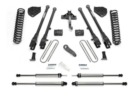 Fabtech 17-21 Ford F250/F350 4WD Gas 6in 4Link Sys w/Coils & Dlss Shks (Bundled Kit) thumbnail 1