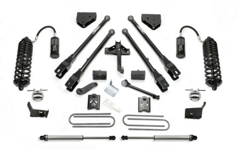 Fabtech 11-16 Ford F350 4WD 6in 4Link Sys w/4.0 R/R & 2.25 (Bundled Kit)