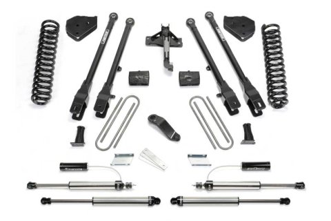 Fabtech 17-21 Ford F250/350 4WD Gas 6in 4Link Sys w/Coils & 2.25 Dl Resi Frt & Dl Rr Shks (Bundled Kit) thumbnail 1