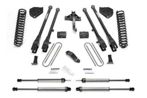 Fabtech 18 Ford F450/F550 4WD Diesel 6in 4Link Sys w/Coils & Dl Shks (Bundled Kit)
