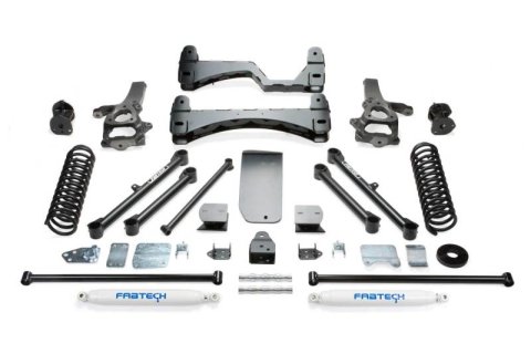 Fabtech 09-11 Dodge 1500 4WD 6in Basic Sys w/Perf Shks (1x fabFTS23009BK, 1x fabFTS23027, 1x fabFTS23028, 2x fabFTS7333) thumbnail 4