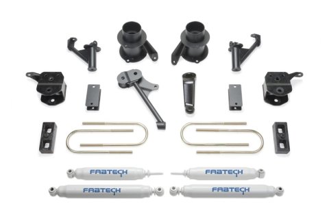 Fabtech 13-18 Ram 3500 4WD w/Factory Radius Arms 5in Basic System w/Perf. Shocks (1x fabFTS23047) thumbnail 1