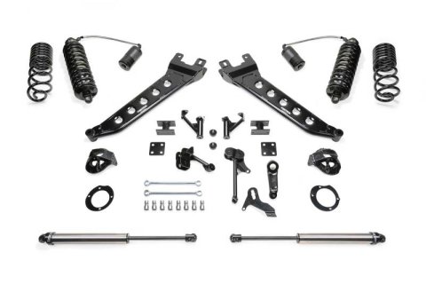 Fabtech 14-18 Ram 2500 4WD 5in Radius Arm Kit w/4.0 C/O Resi Dlss & Rr 2.25 Dlss (1x fabFTS23114, 1x fabFTS23115, 2x fabFTS835102)