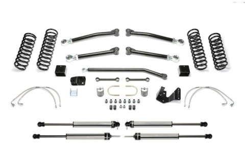 Fabtech 07-18 Jeep JK 4-Door 3in Trail Ii w/Dlss Shks (Bundled Kit)