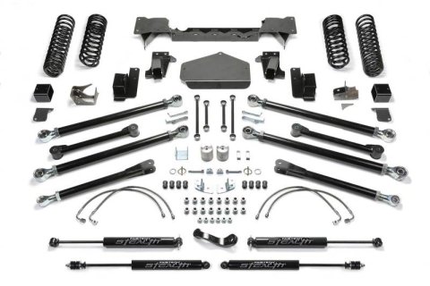 Fabtech 07-18 Jeep JK 2-Door 5in Crawler Lt w/Stealth (1x fabFTS24131, 1x fabFTS24132, 1x fabFTS24134, 1x fabFTS24143, 2x fabFTS6016, 2x fabFTS6349)