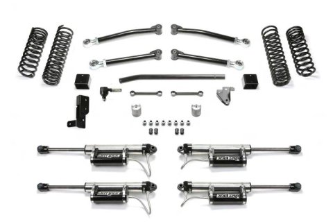 Fabtech 18-21 Jeep JL 4WD 4-Door 3in Trail w/Dlss Resi Shks (Bundled Kit)