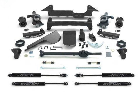 Fabtech 03-05 Hummer H2 Suv/Sut 4WD w/Rr Air Bags 6in Perf Sys w/Stealth (Bundled Kit) thumbnail 4