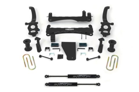 Fabtech 14-17 Nissan Titan 4WD 6in Basic Sys w/Stealth (1x fabFTS25021, 1x fabFTS25022, 2x fabFTS6333)
