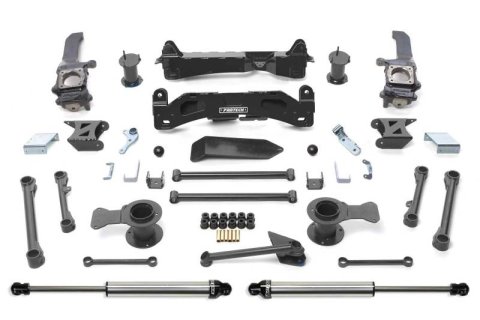 Fabtech 06-09 Toyota FJ 4WD 6in Basic Sys w/Dlss Shks (1x fabFTS26010BK, 1x fabFTS26016BK, 1x fabFTS26017BK, 1x fabFTS26018BK, 2x fabFTS810542)