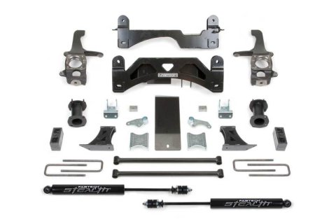 Fabtech 07-15 Toyota Tundra 2/4WD 6in Basic Sys w/C/O Spacers & Stealth Rr (1x fabFTS26020BK, 1x fabFTS26021BK, 1x fabFTS26022BK, 2x fabFTS6189)
