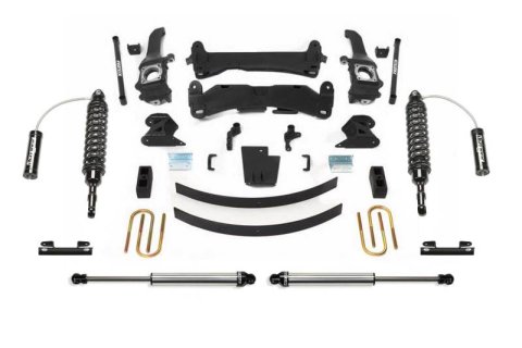 Fabtech 05-14 Toyota Tacoma 4WD/2WD 6 Lug Models 6in Perf Sys w/Dlss 2.5C/O Resi & Rr Dlss (Bundled Kit)