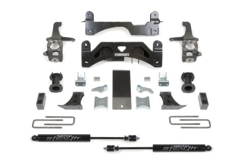 Fabtech 16-21 Toyota Tundra 2WD/4WD 6in Basic Sys w/C/O Spacers & Stealth Rr (1x fabFTS26022BK, 1x fabFTS26071, 1x fabFTS26072, 2x fabFTS6189) thumbnail 1