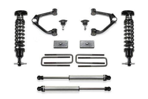 Fabtech 19-21 GM C/K1500 P/U 3in Budget Sys w/Dl 2.5 & 2.25 (1x fabFTS21268, 1x fabFTS21256, 2x fabFTS811452) thumbnail 1