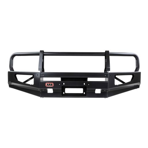 ARB Grille Guards 3421410B Winch Mount Bumper, Grey, Suitable for Vehicles Equipped with SRS and Flares thumbnail 3