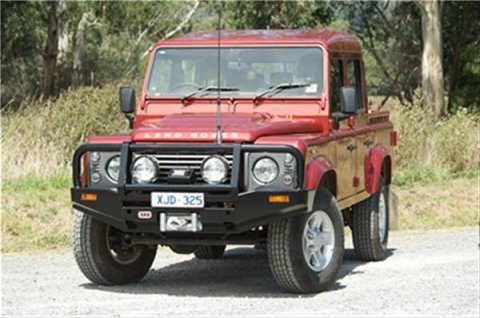 ARB Deluxe Bumpers for 1993 DEFENDER 110, 1994-1997 90 - 3432300B Bumpers, Bumpers, Front, Fabricated, Steel, Black Powdercoated, Land Rover, Sold as a Kit thumbnail 1
