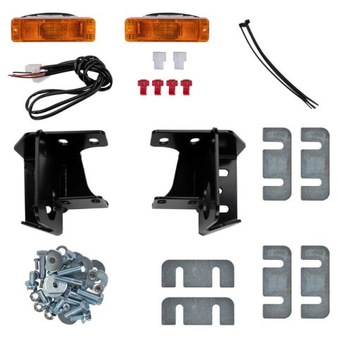 ARB Deluxe Bumpers for 1993 DEFENDER 110, 1994-1997 90 - 3432300B Bumpers, Bumpers, Front, Fabricated, Steel, Black Powdercoated, Land Rover, Sold as a Kit thumbnail 3
