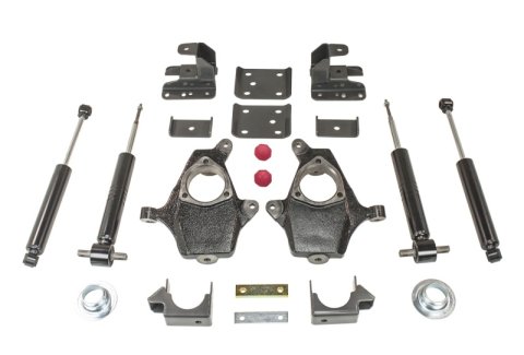 MaxTrac 07-16 GM C/K1500 2WD/4WD (Non Magneride) 3in/5in or 4in/6in Lowering Spindle Kit (1x mxt101320, 1x mxt201360, 1x mxt371303)
