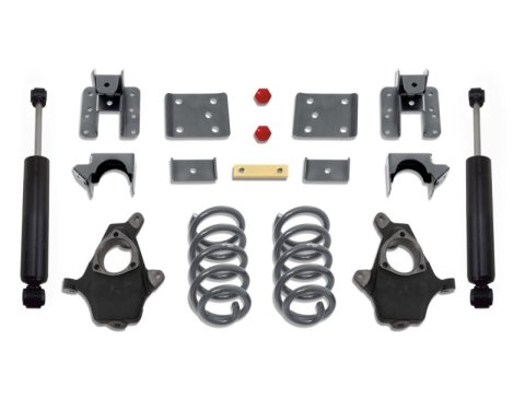 MaxTrac 07-13 GM C/K1500 2WD/4WD Single Cab 4in/6in Lowering Spindle Kit (1x mxt101320, 1x mxt201360, 1x mxt251320-6)