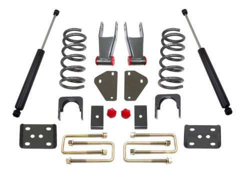 MaxTrac 02-08 Dodge RAM 1500 2WD V8 2in/5in Lowering Coil Kit (1x mxt202150, 1x mxt252120-8)