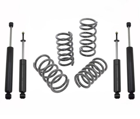 MaxTrac 09-18 RAM 1500 2WD V8 4 Door 2in/3in Lowering Coil Kit (1x mxt202930, 1x mxt252920-8)