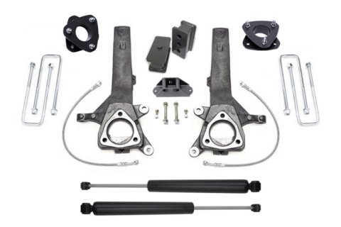 MaxTrac 04-18 Nissan Titan 2WD 6.5in/4in MaxPro Spindle Lift Kit w/MaxTrac Shocks (1x mxt705340, 1x mxt905340)