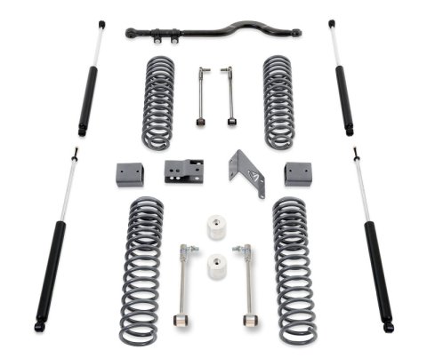 MaxTrac 07-18 Jeep Wrangler JK 4.5in/4.5in MaxPro Coil Lift Kit w/Track Bar & MaxTrac Shocks (1x mxt889745-1, 1x mxt889745-2, 1x mxt889745S)