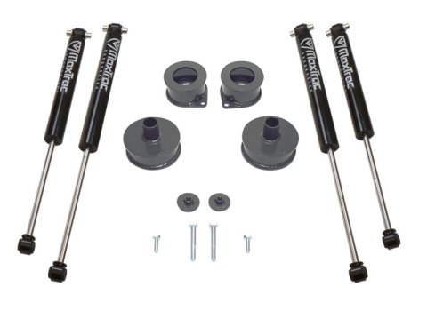 MaxTrac 18-19 Jeep Wrangler JL 2WD/4WD 2.5in/2in Spacer Kit w/MaxTrac Shocks (1x mxt839720, 1x mxt949832S)