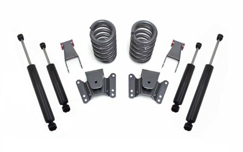 MaxTrac 73-87 Chevrolet C10 2WD 2in/4in Lowering Coil Kit (2x mxt1300LL-0, 2x mxt2000LL-4, 1x mxt251120, 1x mxt401100, 1x mxt411120, 1x mxt421120)