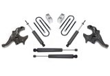 MaxTrac 82-04 Chevrolet S10 2WD 2in/3in Lowering Spindle Kit (1x mxt100120, 2x mxt1300SL-1, 2x mxt2400LL-3, 1x mxt430030) thumbnail 1